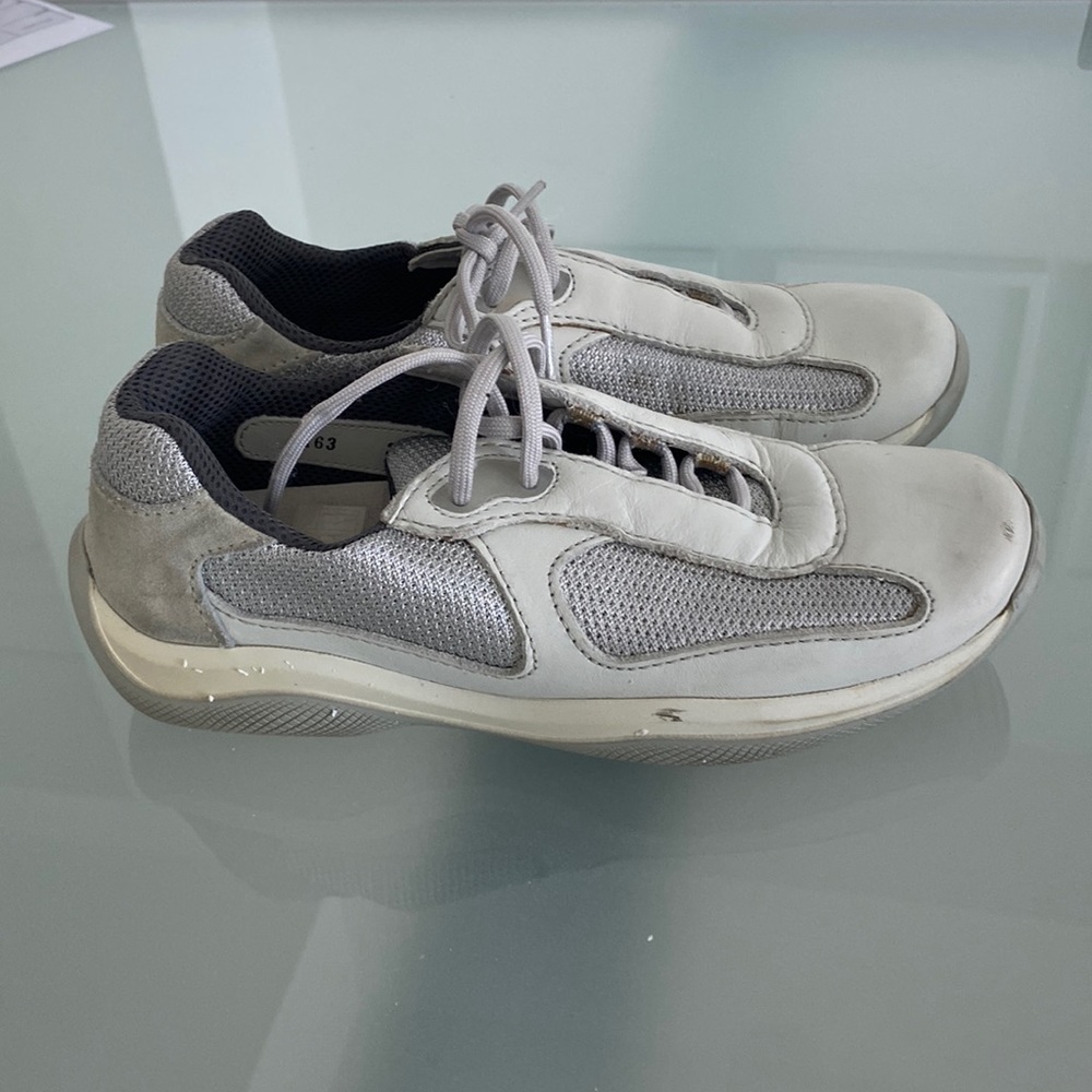 Vintage women Prada sneakers size 6 or 36.5 European.